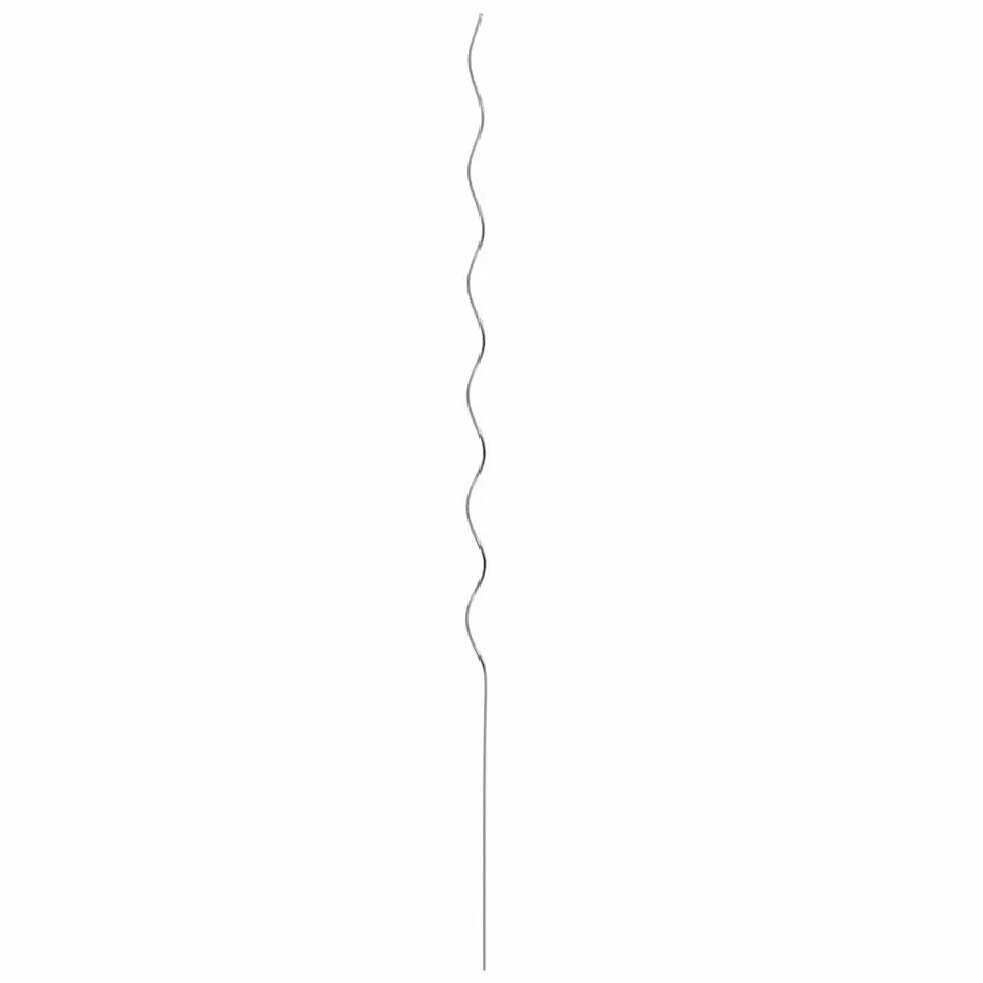 Soutien de plante 5 pcs Argenté 150 x 0,6 x 0,6 cm Acier - 2