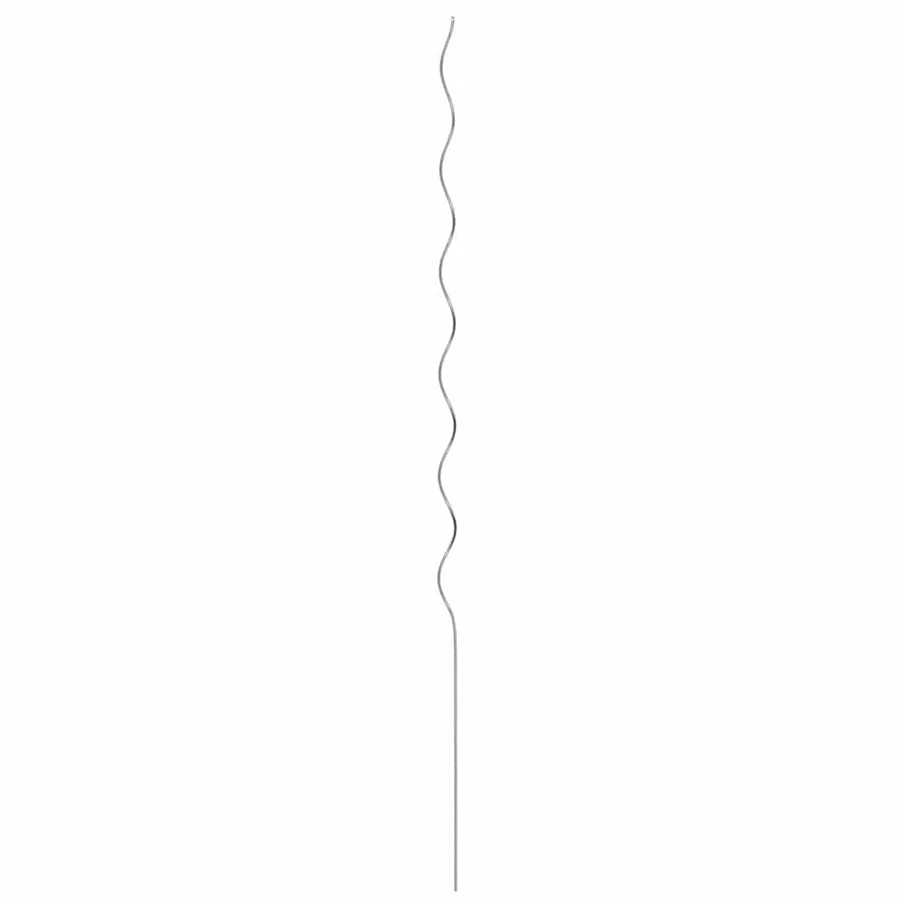 Soutien de plante 5 pcs Argenté 150 x 0,6 x 0,6 cm Acier - 5