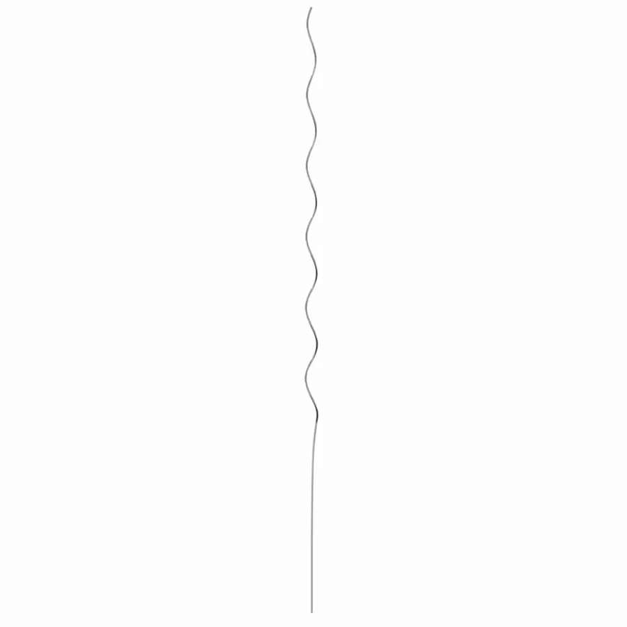 Soutien de plante 5 pcs Argenté 150 x 0,6 x 0,6 cm Acier - 6