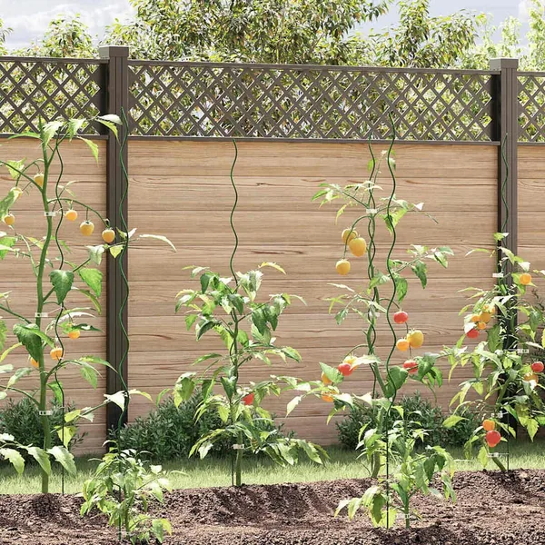 Soutien de plante 50 pcs Vert 150 x 0,6 x 0,6 cm Acier