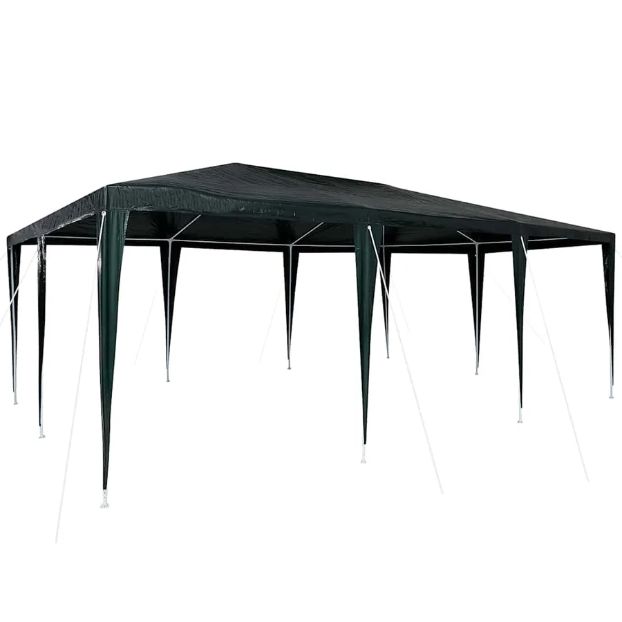 Tente de fête Vert 600 x 400 x 266 cm Polyéthylène et acier - 2
