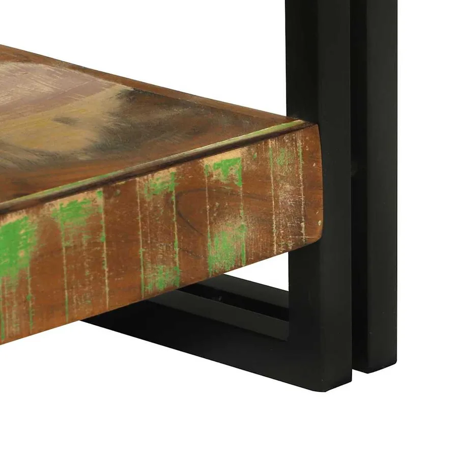 Table console Multicolore 120 x 33 x 75 cm Bois Recyclé Solide - 7