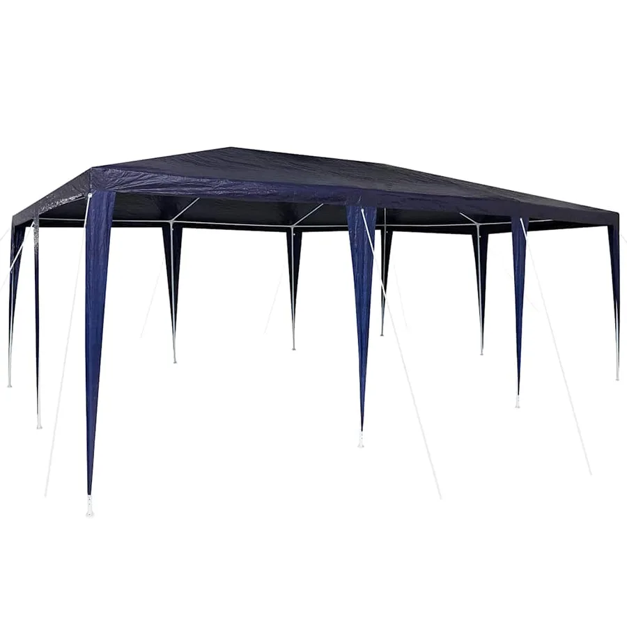 Tente de fête Bleu 600 x 400 x 266 cm Polyéthylène et acier - 2