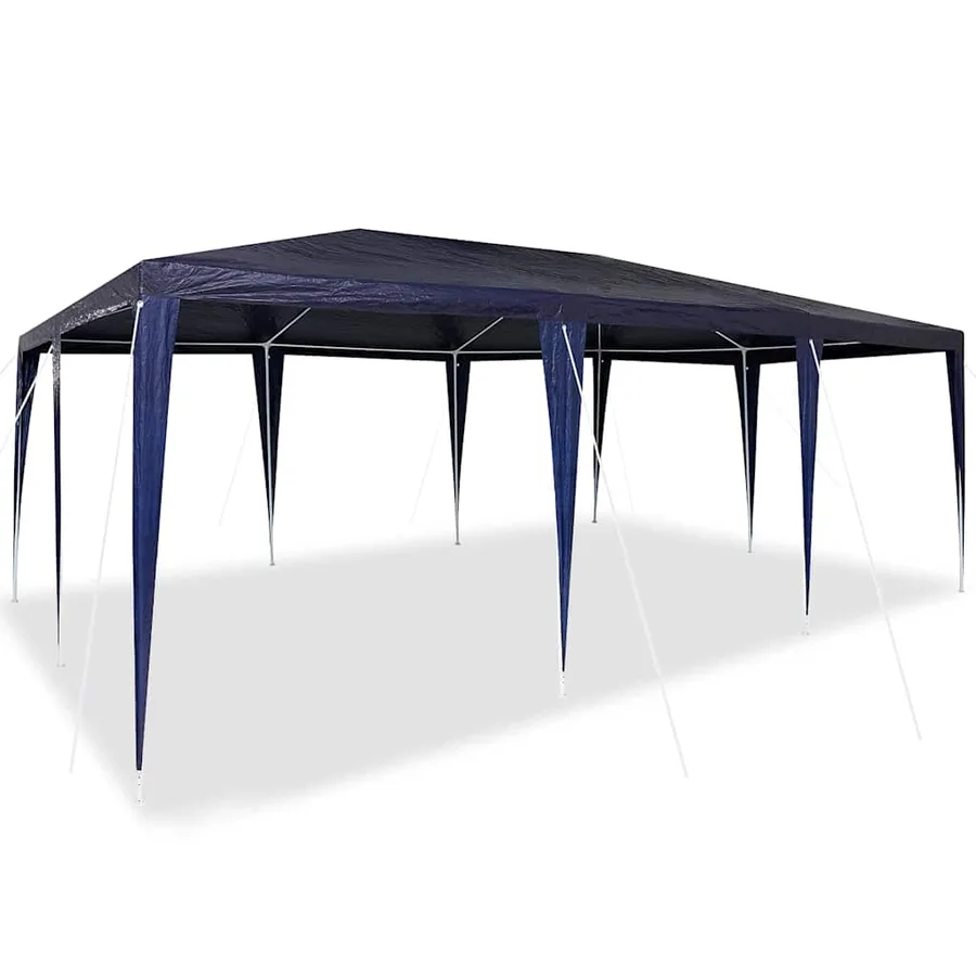 Tente de fête Bleu 600 x 400 x 266 cm Polyéthylène et acier - 3