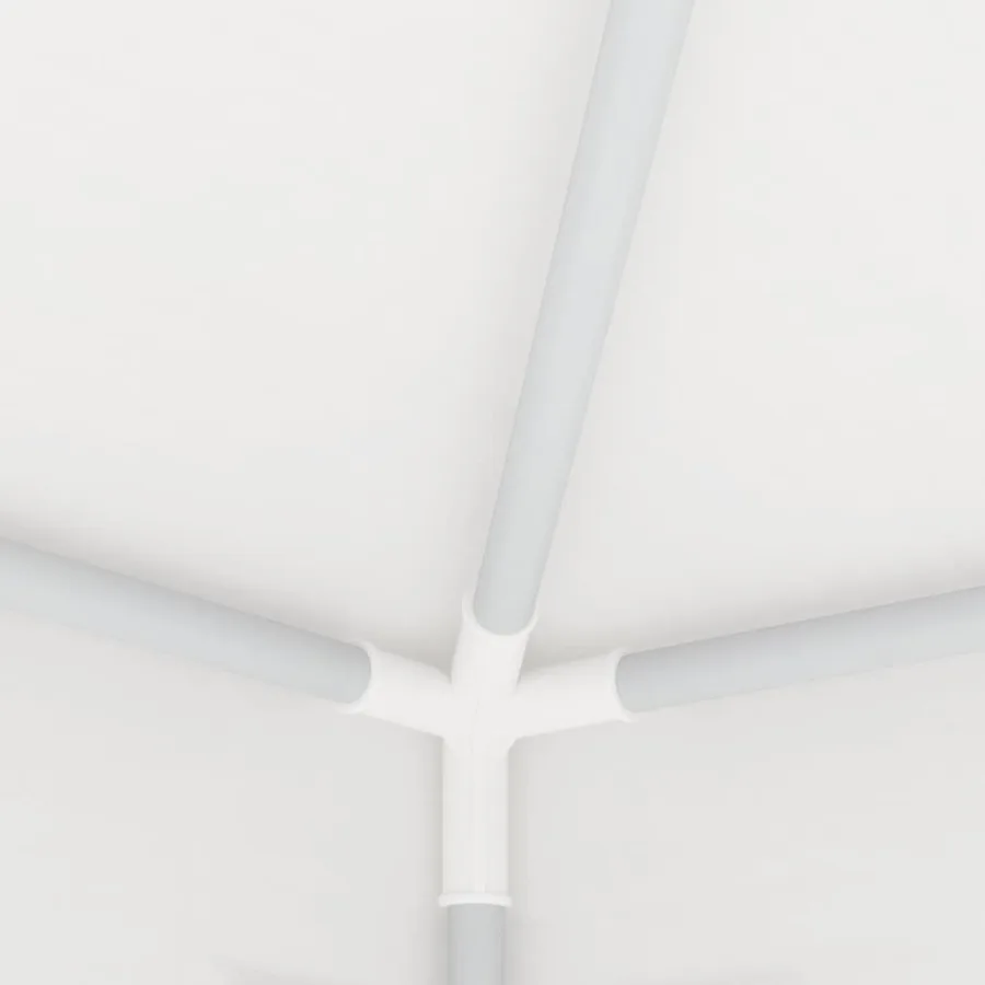 Tente de réception avec parois latérales 4x4 m Blanc 90 g/m² - 7