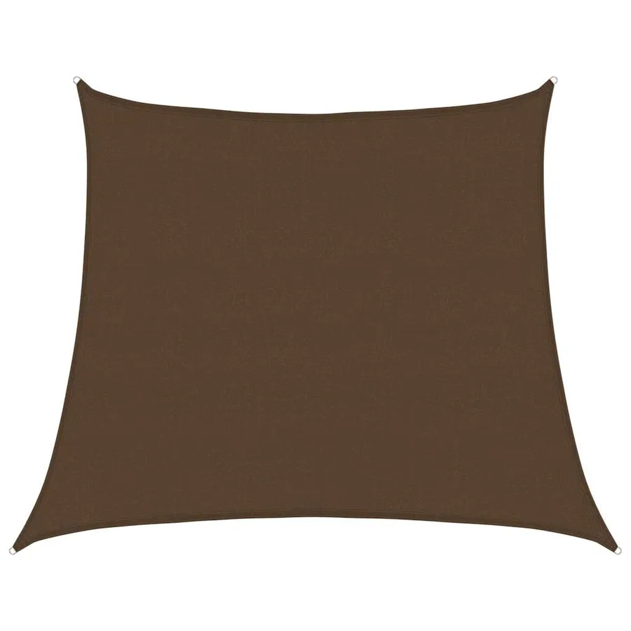 Voile d'ombrage 160 g/m² trapèze marron 4/5x4 m PEHD - 2