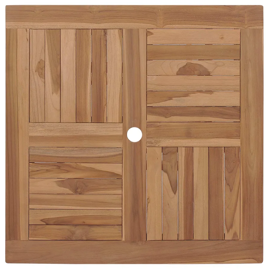 Ensemble de salle à manger pour jardin 3 pcs Marron - 4
