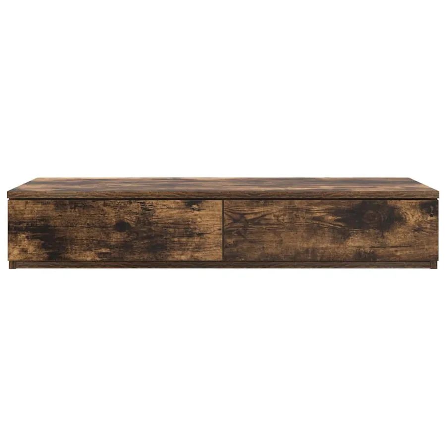 Tiroirs de lit Chêne fumé 80 x 36,5 x 16,5 cm Bois d'ingénierie - 6