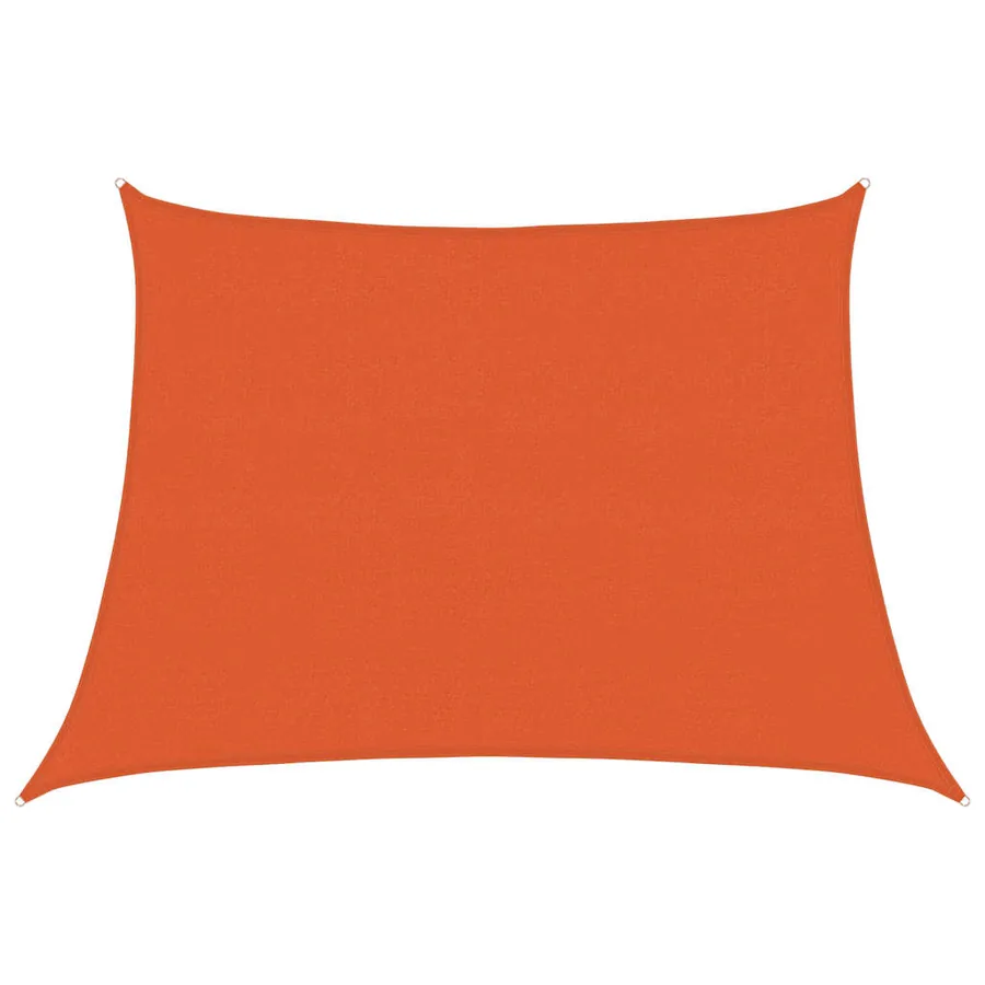 Voile d'ombrage 160 g/m² trapèze orange 4/5x3 m PEHD - 2