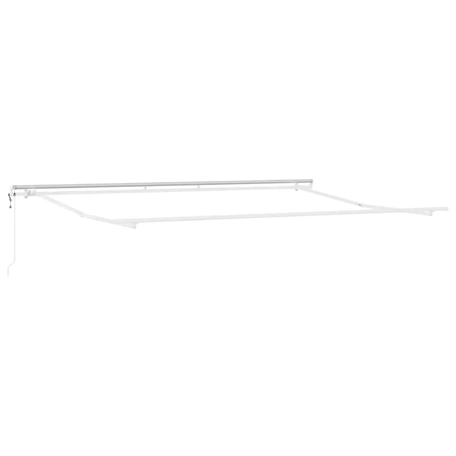 Auvent rétractable Rouge et Blanc 500 × 350 cm - 4