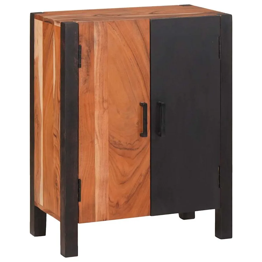 Buffet Marron 55 x 30 x 75 cm Bois d'Acacia Massif - 3