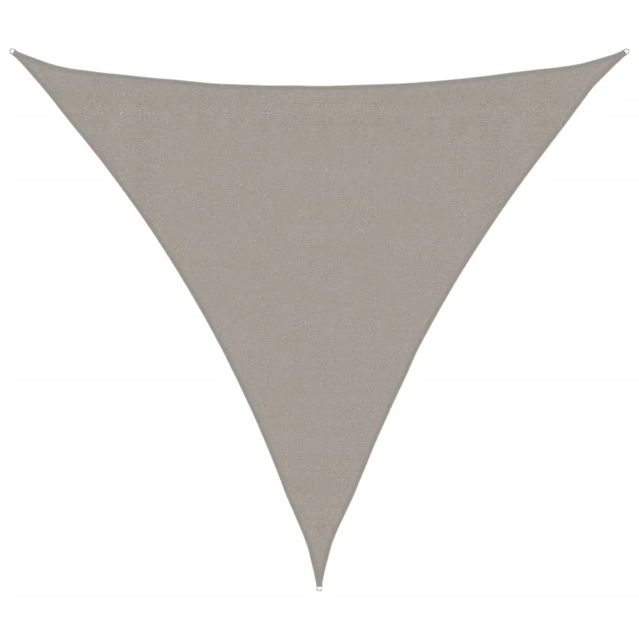 Voile d'ombrage 160 g/m² triangulaire 3,6x3,6x3,6 m PEHD - 2