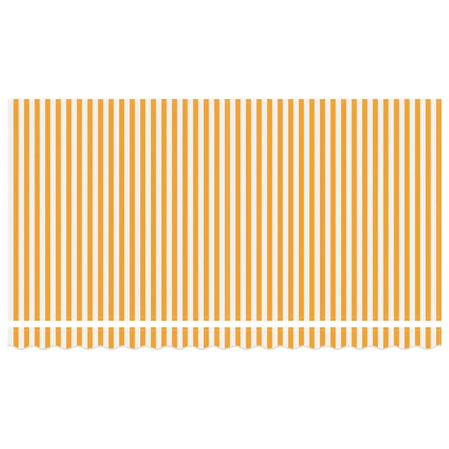 Auvent Rétractable Jaune 350 x 200 cm tissu - 7