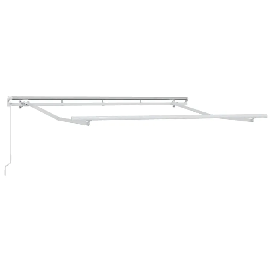Auvent Rétractable Blanc 350 x 200 cm tissu - 4