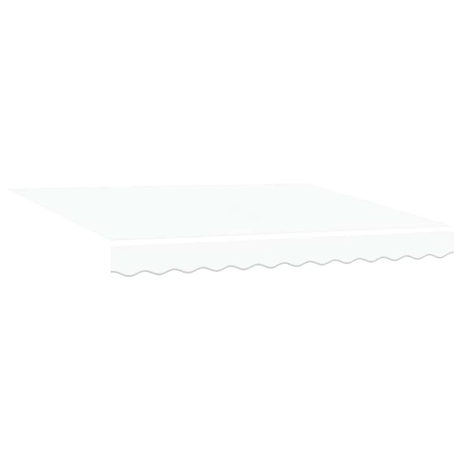 Auvent Rétractable Blanc 350 x 200 cm tissu - 5