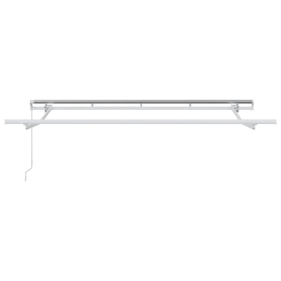 Auvent Rétractable Blanc 350 x 200 cm tissu - 6