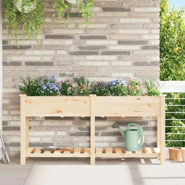 Cache-pot de jardin Beige 161,5 x 45 x 76,5 cm