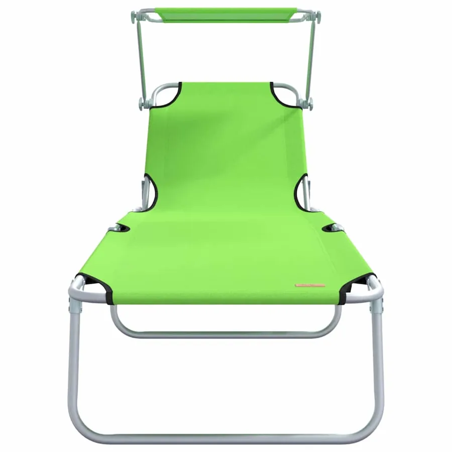 Transat 2 pcs Vert 58 x 188 x 77cm Polyester - 5