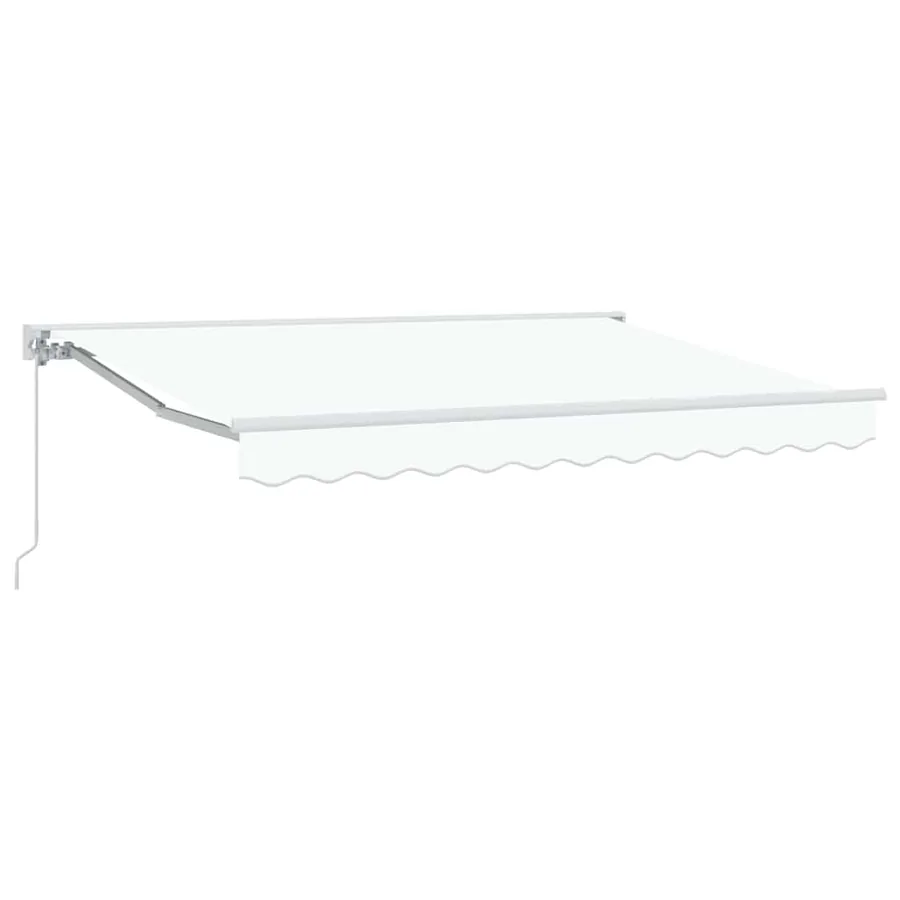 Cadre d'auvent Blanc 350 x 200 cm Polyester avec revêtement PU - 2