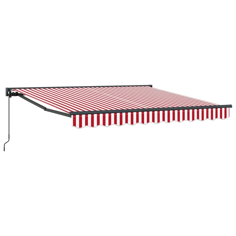 Cadre d'auvent Rouge et Blanc 300 x 250 cm - 2