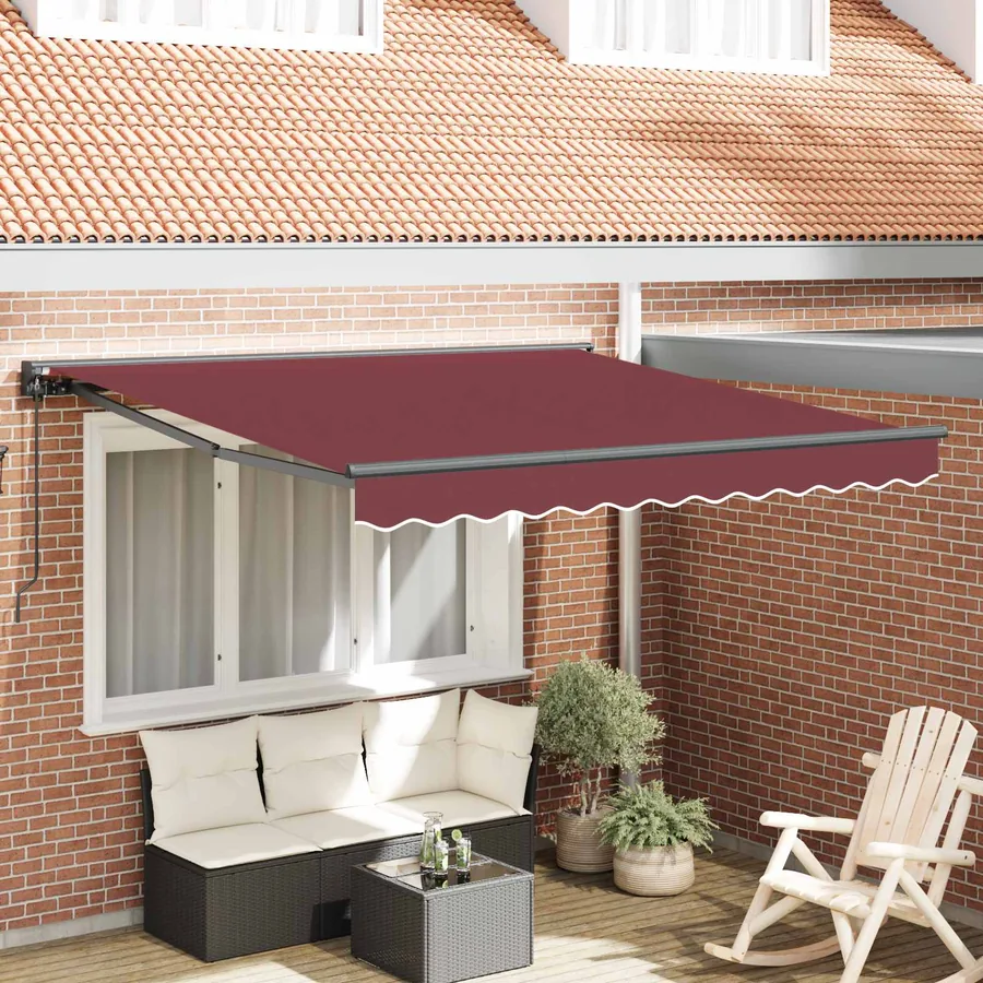 Cadre d'auvent Bordeaux 300 x 250 cm