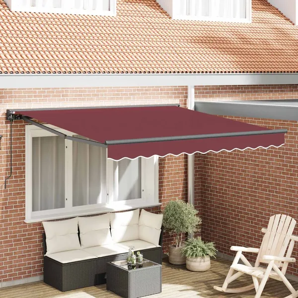Cadre d'auvent Bordeaux 300 x 250 cm