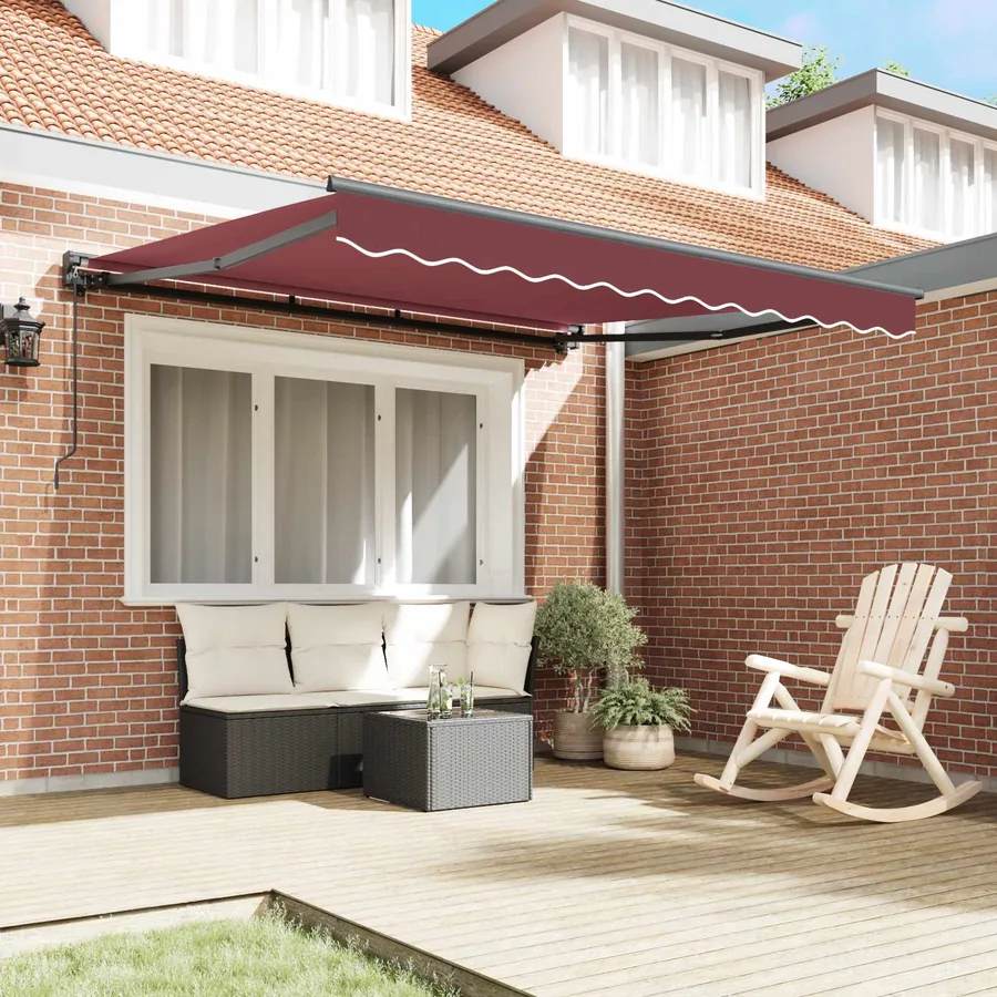 Cadre d'auvent Bordeaux 300 x 250 cm - 3