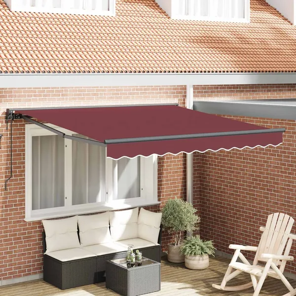 Cadre d'auvent Bordeaux 350 x 250 cm