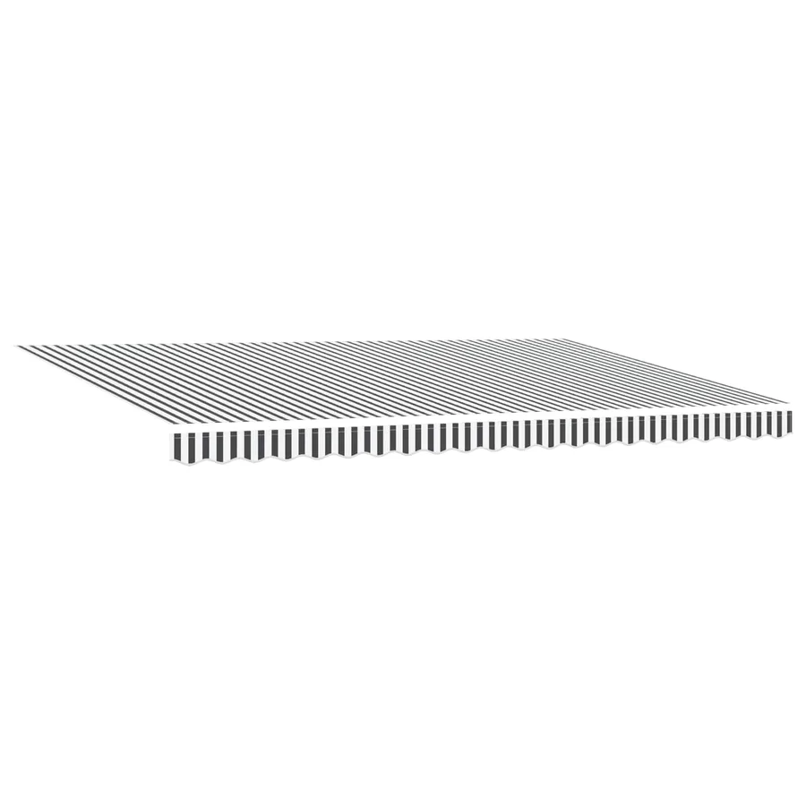 Cadre d'auvent Anthracite et blanc 500 × 300 cm - 4