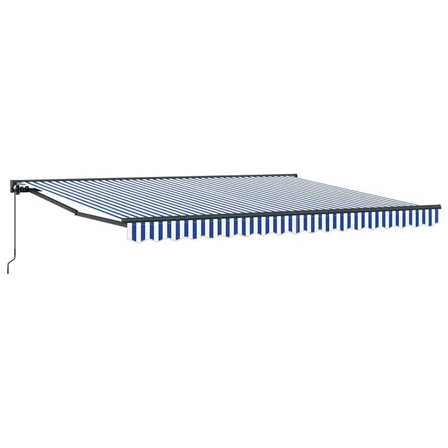 Cadre d'auvent Bleu et Blanc 400 × 300 cm - 2