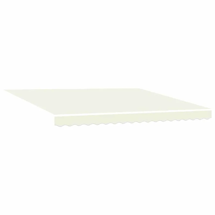 Cadre d'auvent Crème 400 × 300 cm Polyester avec revêtement PU - 4