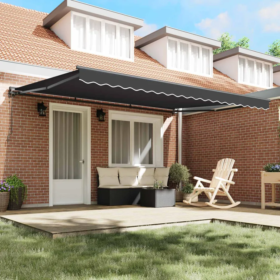 Cadre d'auvent Anthracite 450 × 300 cm - 3