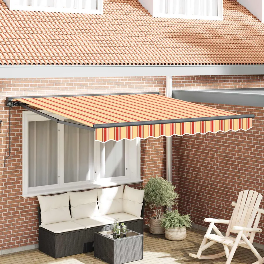 Cadre d'auvent Multicolore 350 x 250 cm