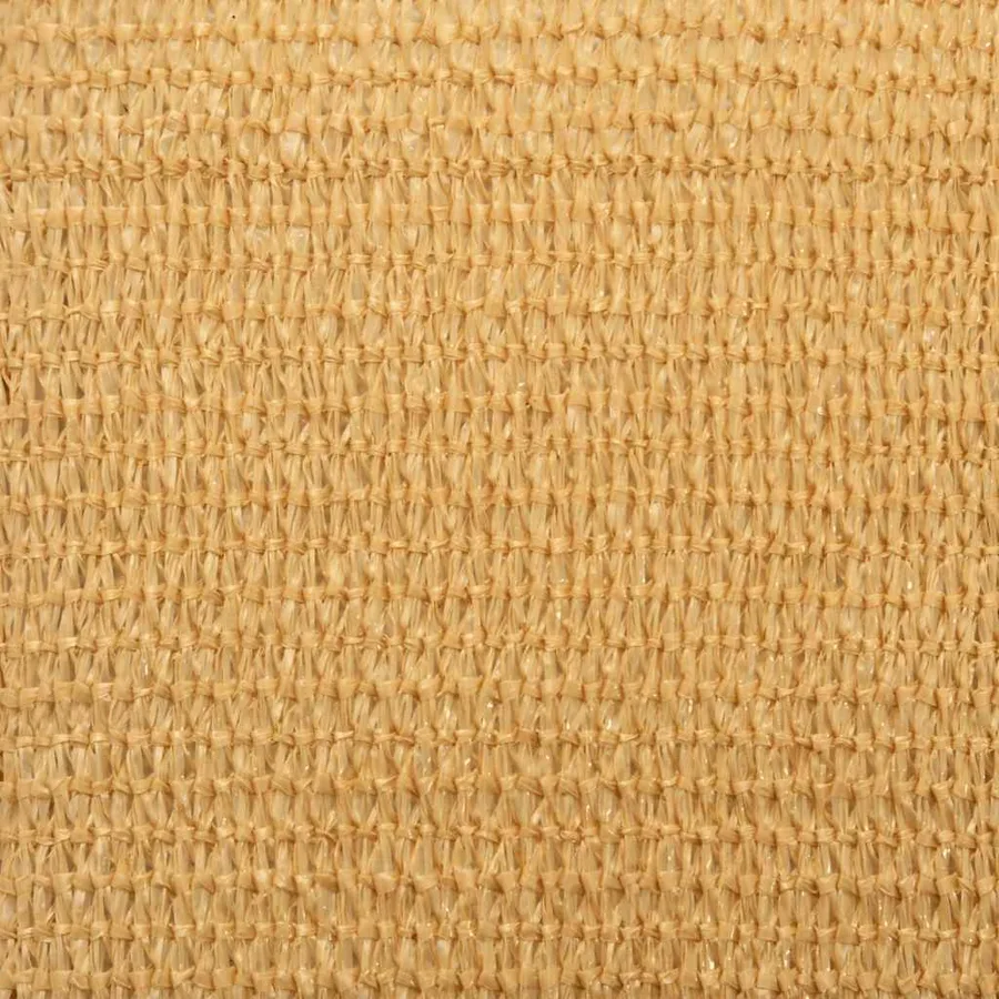 Voile d'ombrage 160 g/m² triangulaire sable 4x4x5,8 m PEHD - 9