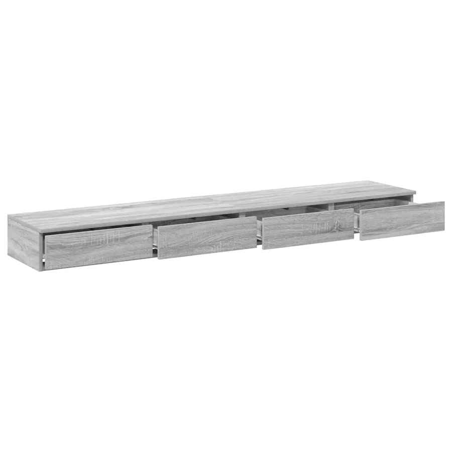Tiroirs de lit avec tiroir Gris Sonoma 180 x 36,5 x 16,5 cm - 5