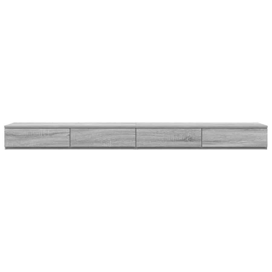 Tiroirs de lit avec tiroir Gris Sonoma 180 x 36,5 x 16,5 cm - 6