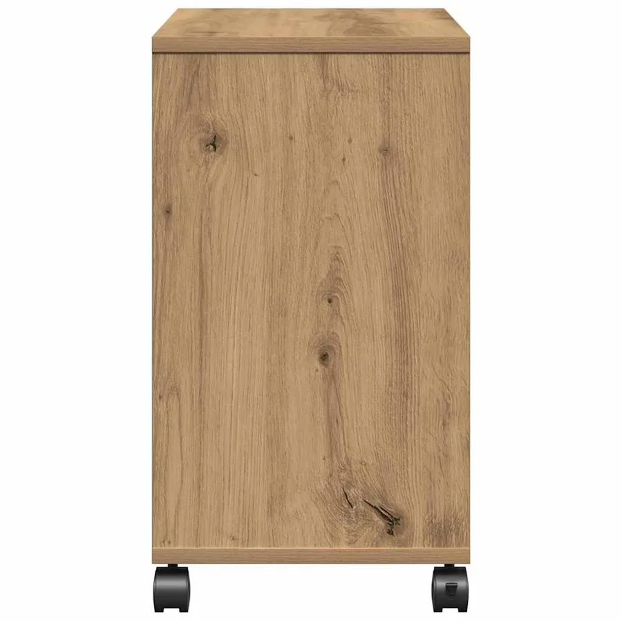 Table d'appoint chêne artisanal 50 x 30 x 55 cm - 7