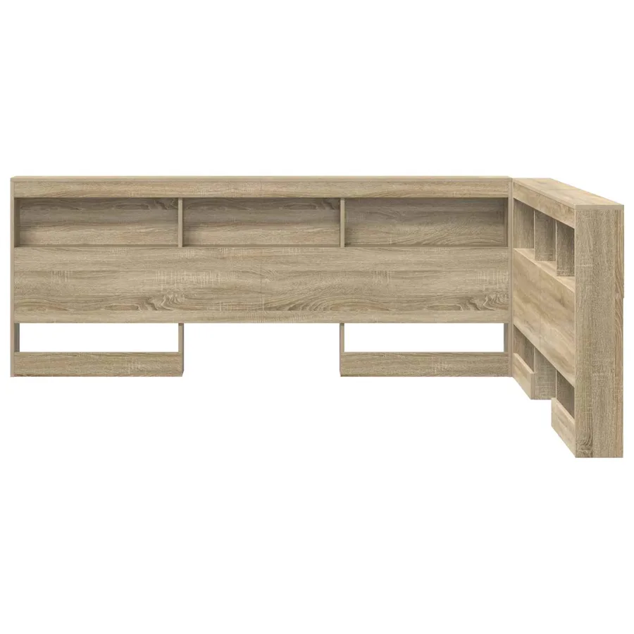 Tête de lit de rangement Chêne Sonoma 160 cm Bois d'ingénierie - 6