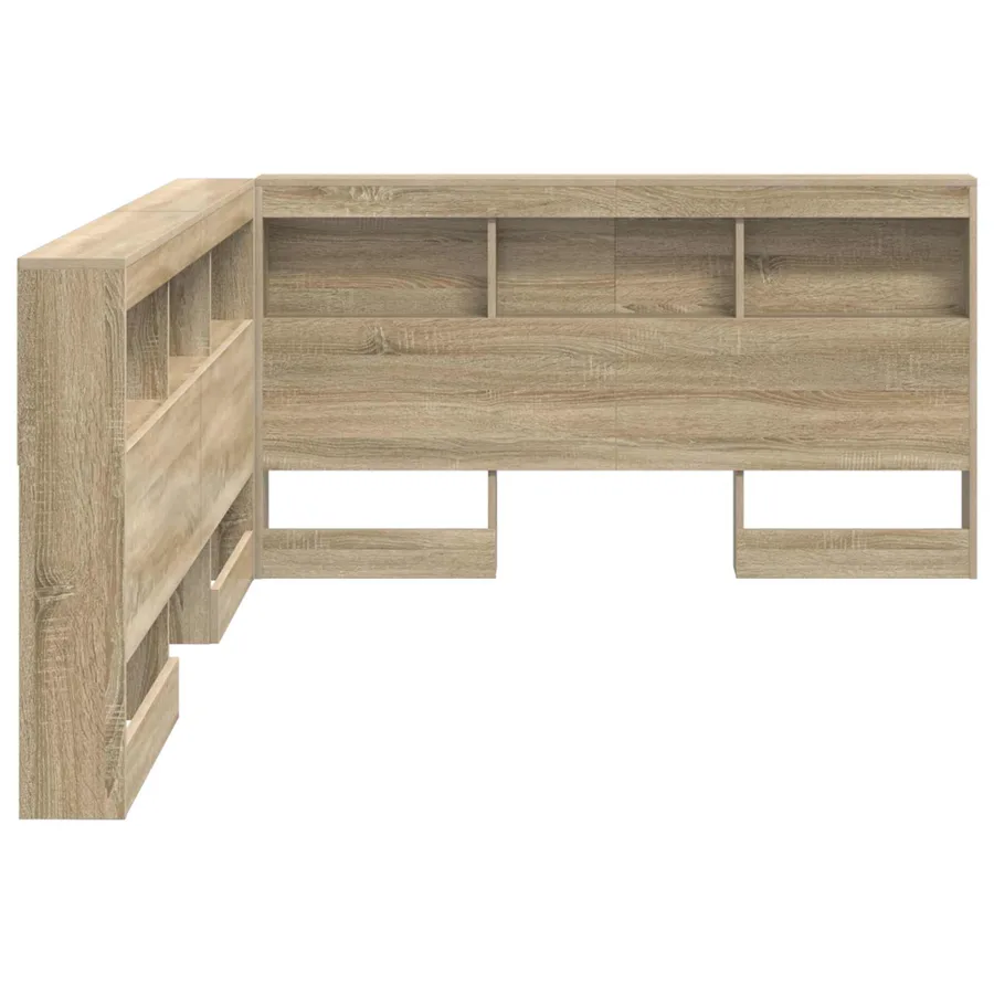 Tête de lit de rangement Chêne Sonoma 160 cm Bois d'ingénierie - 7