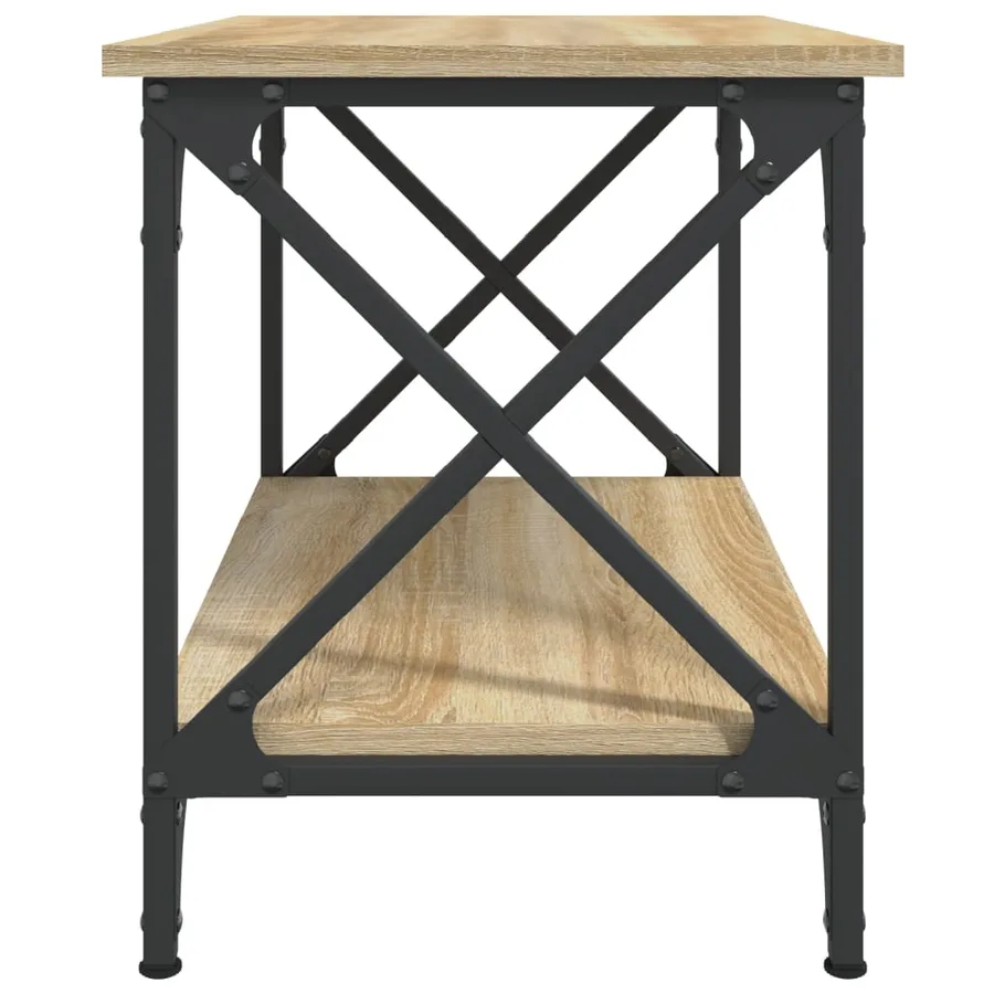 Table d'appoint Chêne sonoma 55x38x45 cm Bois d'ingénierie - 5