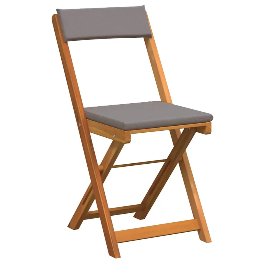 Ensemble bistrot 5 pcs Huile Naturelle Bois d'Acacia Massif - 6