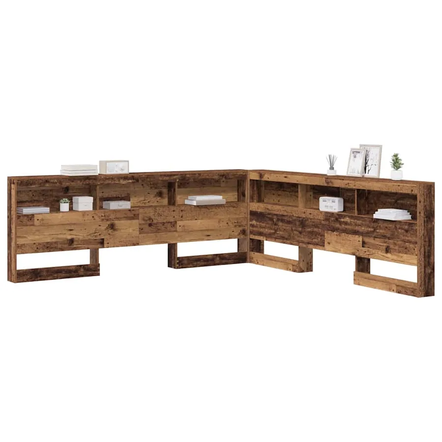 Tête de lit de rangement Bois Ancien 180 cm Bois d'ingénierie - 3