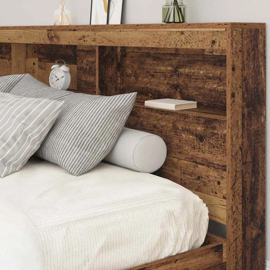 Tête de lit de rangement Bois Ancien 180 cm Bois d'ingénierie - 4