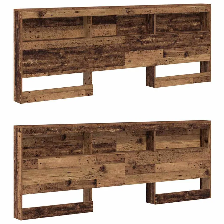 Tête de lit de rangement Bois Ancien 180 cm Bois d'ingénierie - 5