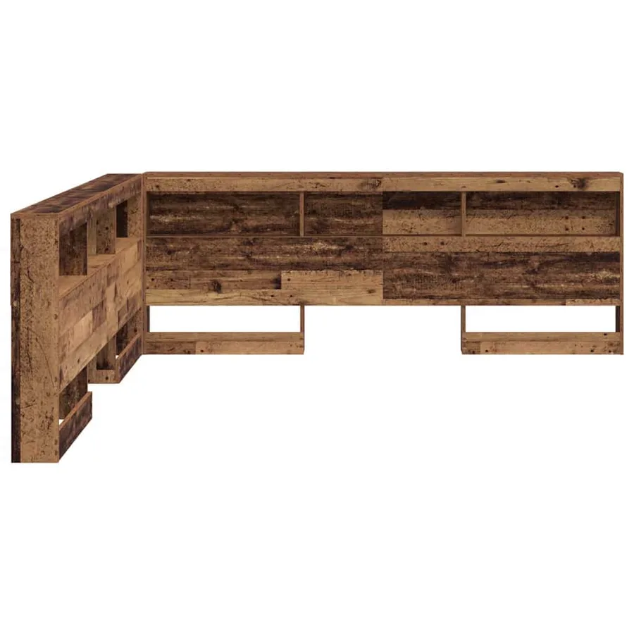 Tête de lit de rangement Bois Ancien 180 cm Bois d'ingénierie - 7