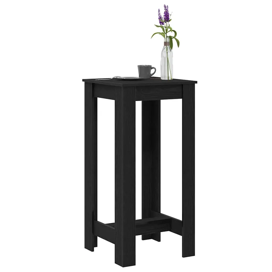 Table de bar Chêne noir 51 x 50 x 103,5 cm Bois d'ingénierie - 3