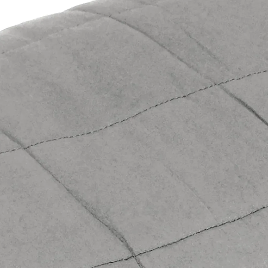 Couverture lestée Gris 140x200 cm 6 kg Tissu - 4