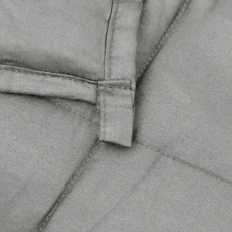 Couverture lestée Gris 140x200 cm 6 kg Tissu - 5