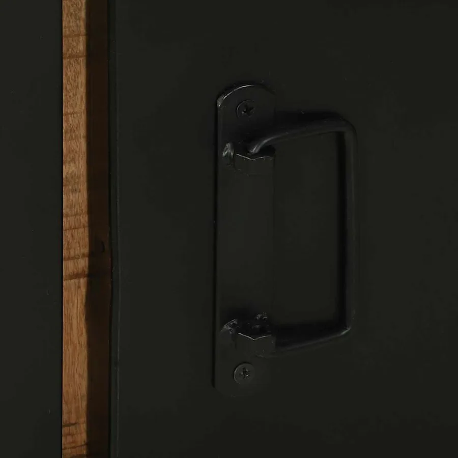 Armoire de salle de bain Marron Bois de mangue massif - 10