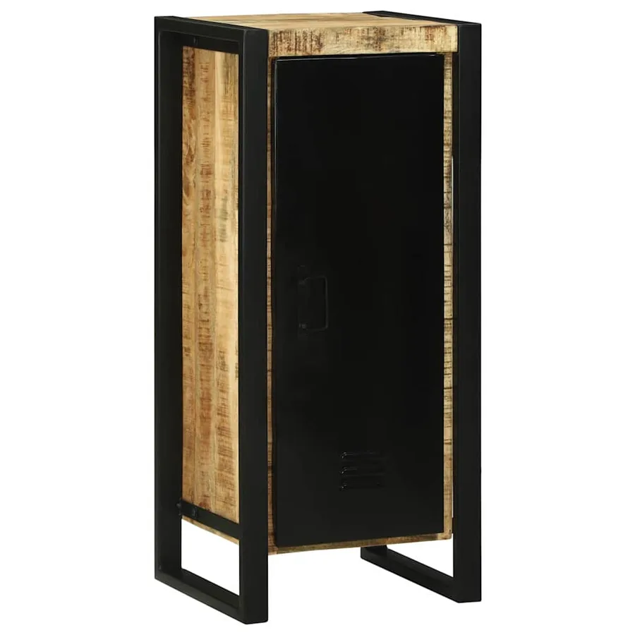 Armoire de salle de bain Marron Bois de mangue massif - 3